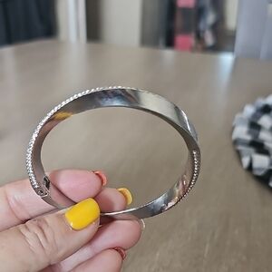 Paparazzi Silver and Rhinestone Bracelet